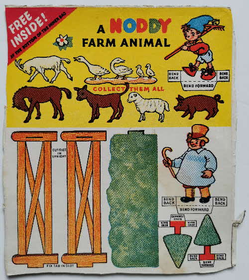 1957 Ricicles Noddy Farm Animals (4)