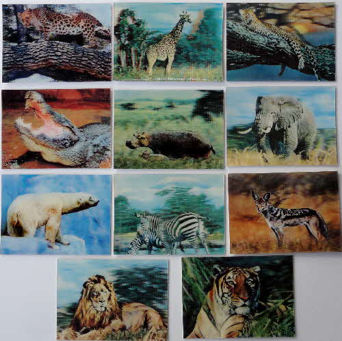 1971 Sugar Smacks 3D Wildlife Picture Cards 1 (2)