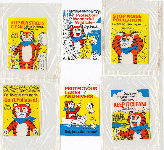 1978 Ricicles Anti Pollution stickers