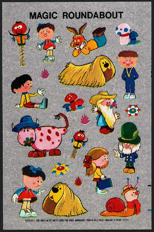 1972 Ricicles Magic Roundabout Doodles Transfers (2)
