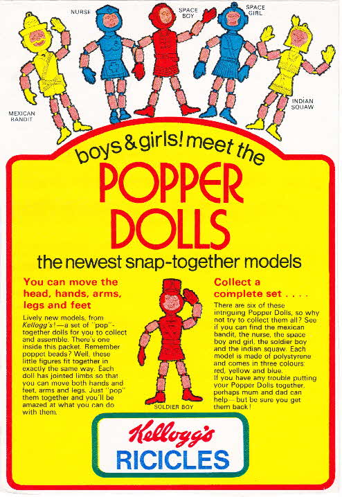 1972 Ricicles Popper  Doll