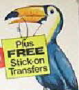1975 Ricicles Birds of the World Stick on Transfers (betr)1 sma