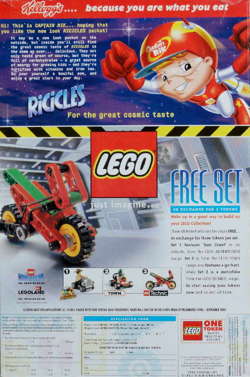 1998 Ricicles Lego sets