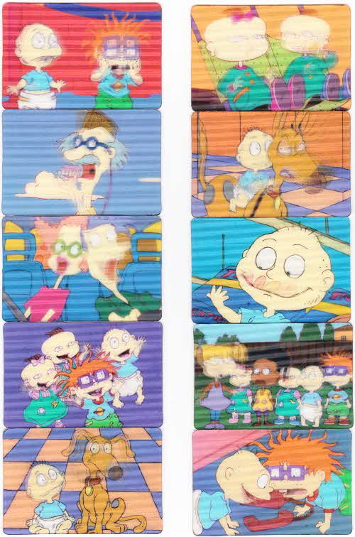 1996  Honey Nut Loops Rugrats Action Cards (2)