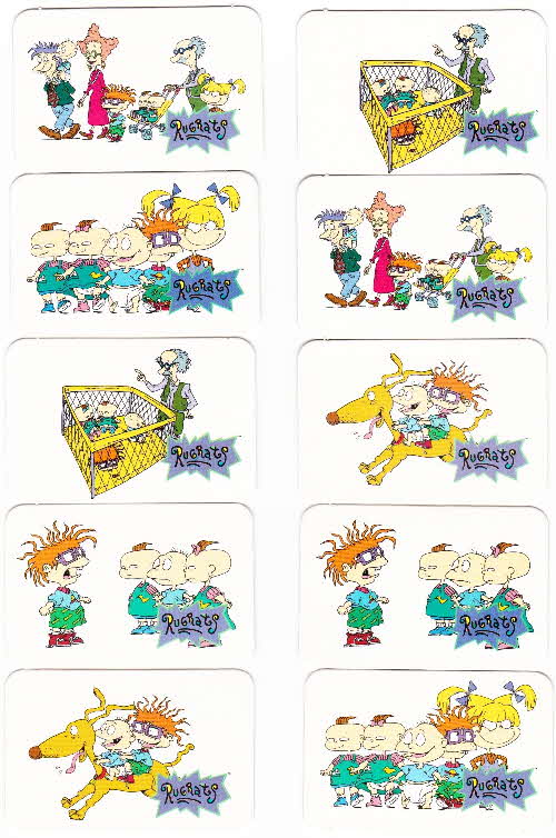 1996  Honey Nut Loops Rugrats Action Cards 2 (2)