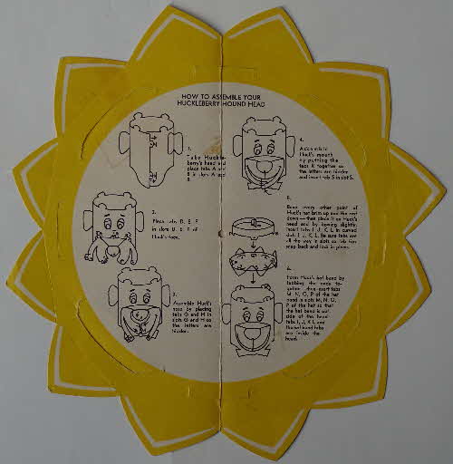1964 Coco Pops Yogi Bears Maskerade Huckleberry Hound Mask (4)