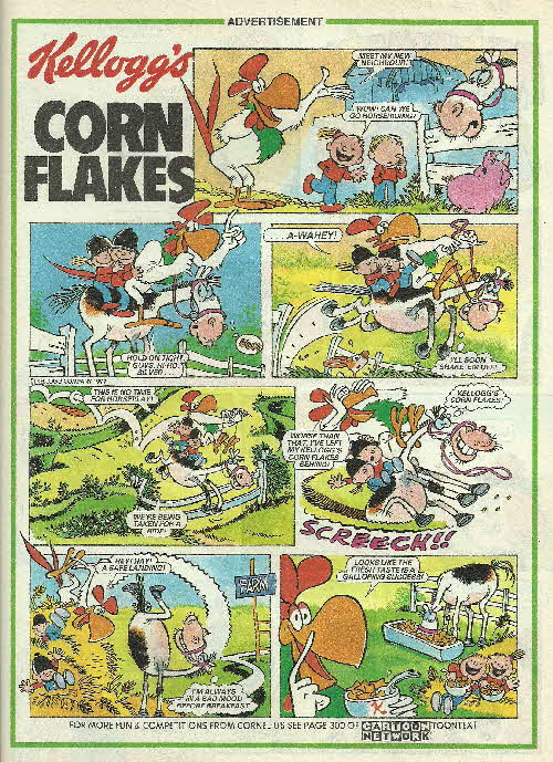 1997 Cornflakes Comic - Horseriding