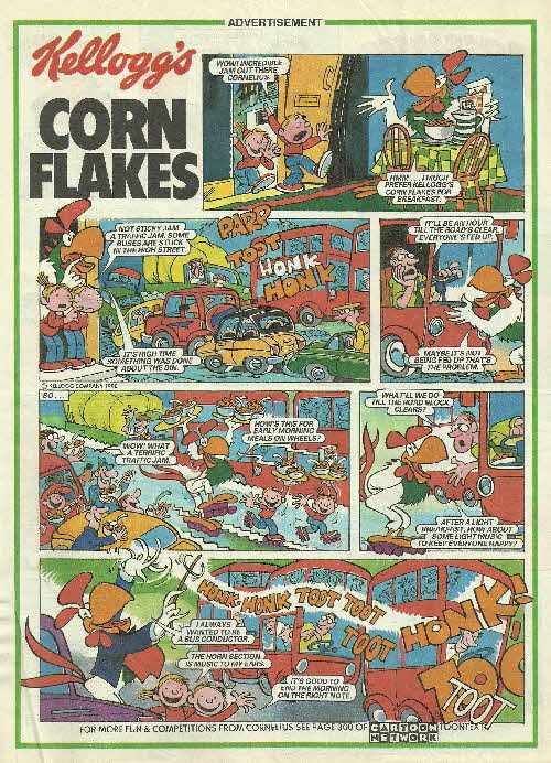 1998 Cornflakes Comic - Traffic Jam