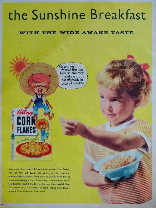 1958 Cornflakes Sunshine Breakfast
