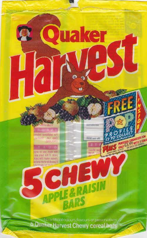 1990 Harvest Cereal Bar Pop Profiles pkt (1)