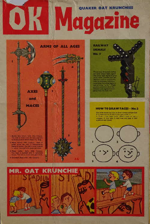 1959 Oat Krunchies OK Magazine