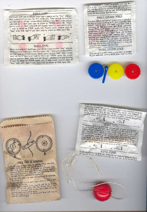 1959 Quaker Oat Krunchies Magic tricks gifts