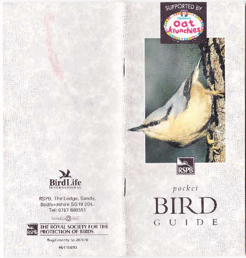 1992 Oat Krunchies RSPB Bird Pocket Guide (1)
