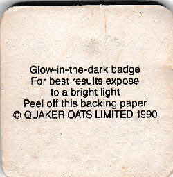 1990 Quaker Oat Krunchies Hidden Squirrel Badge (1)