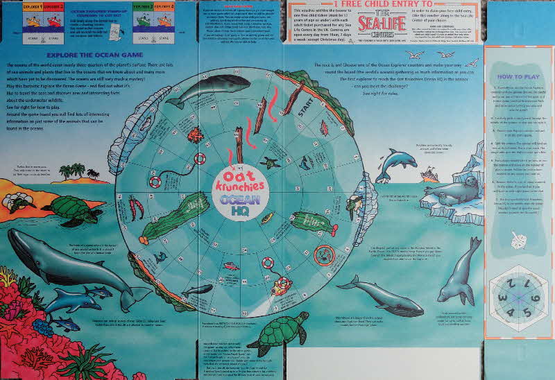 1996 Oat Krunchies Sealife games inside (1)
