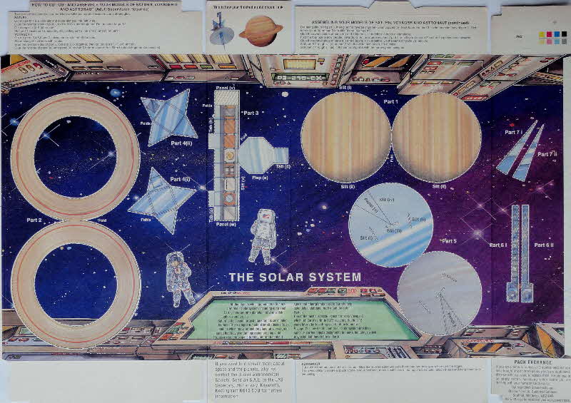 1996 Oat Krunchies Space Models inside The Solar System (2)
