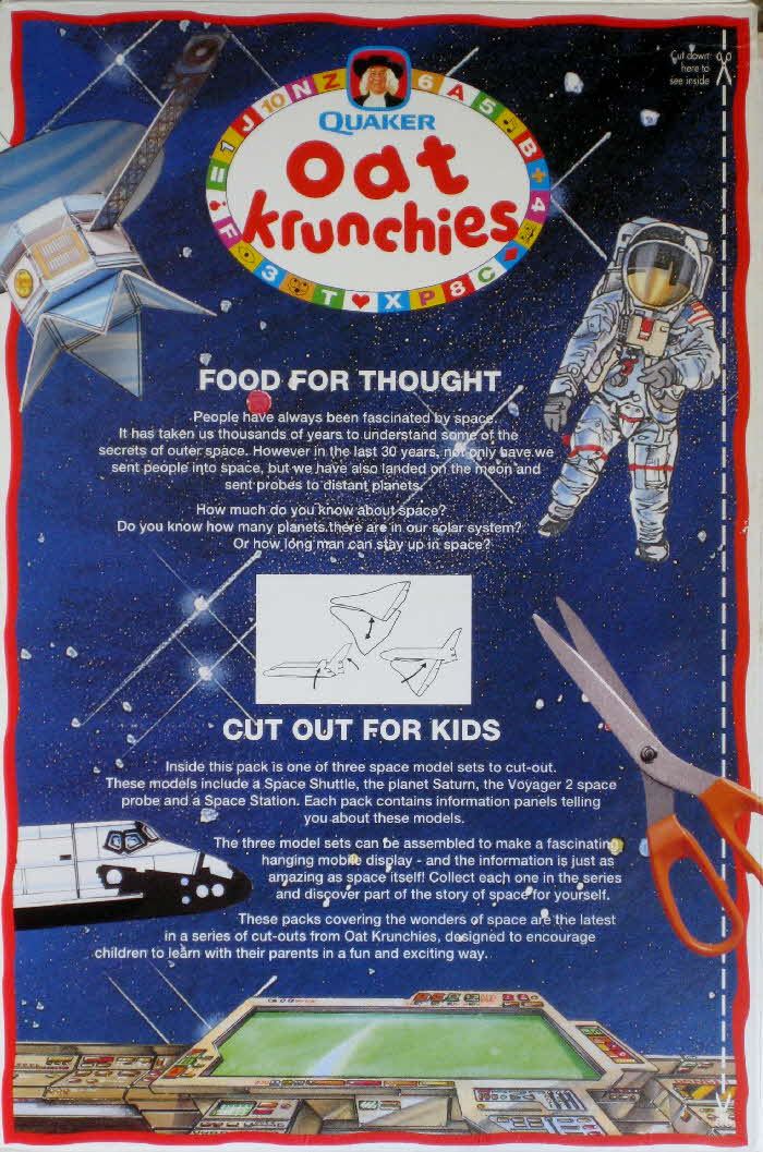 1996 Oat Krunchies Space Models