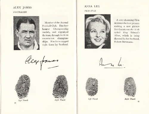 1936 - Puffed Wheat Fingerprint Kit & Autograph Album 2