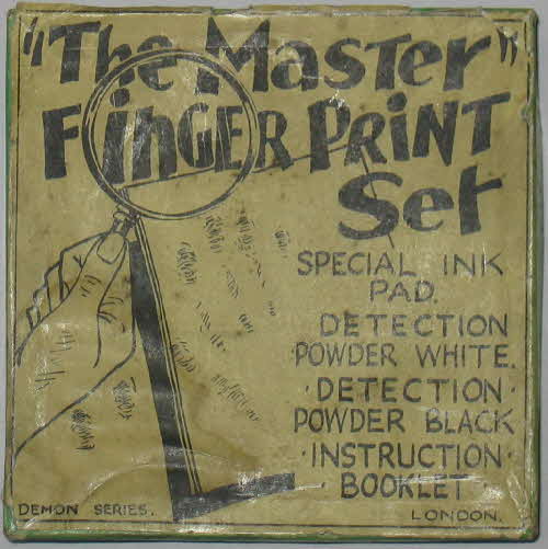 1936 Quaker Oats Finger Print kit tin
