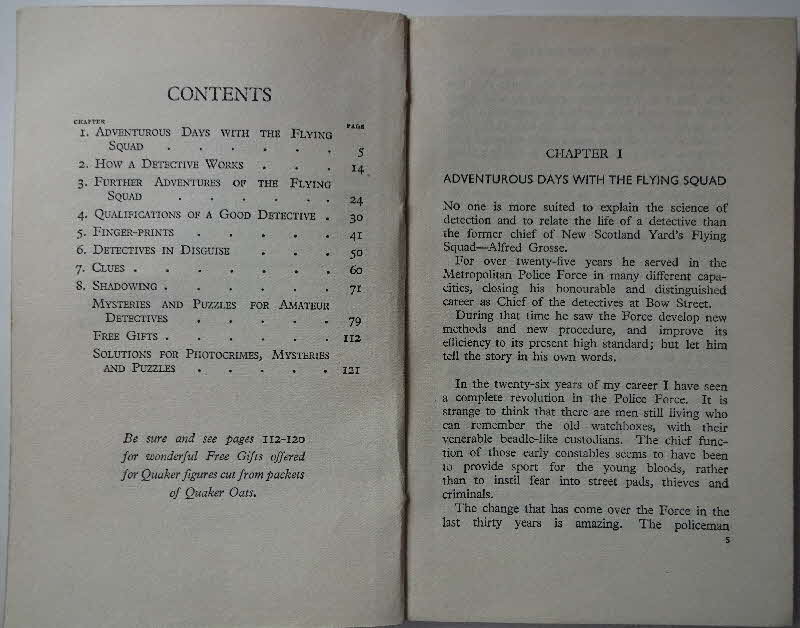 1936 Puffed Wheat Master Book of Detection & Disguises (2)