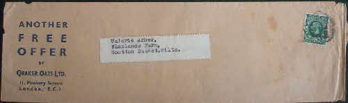 1937 Puffed Wheat Quaker Cabin Air-Liner Send Away Item leaflet