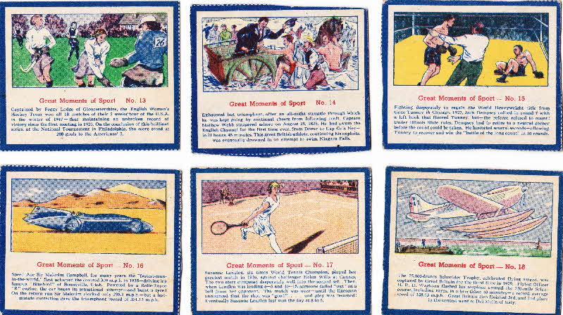 1952 Puffed Wheat Great Moments of Sport  4