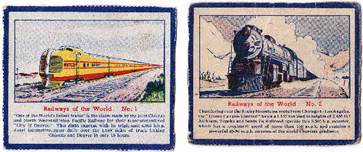 1952 Puffed Wheat Railways of the World 1