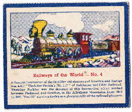1952 Puffed Wheat Railways of the World 2