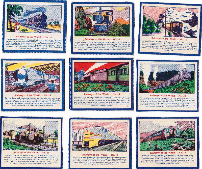 1952 Puffed Wheat Railways of the World 5