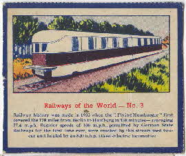 1952 Quaker Oats Puffed Wheat Railways of the World 1