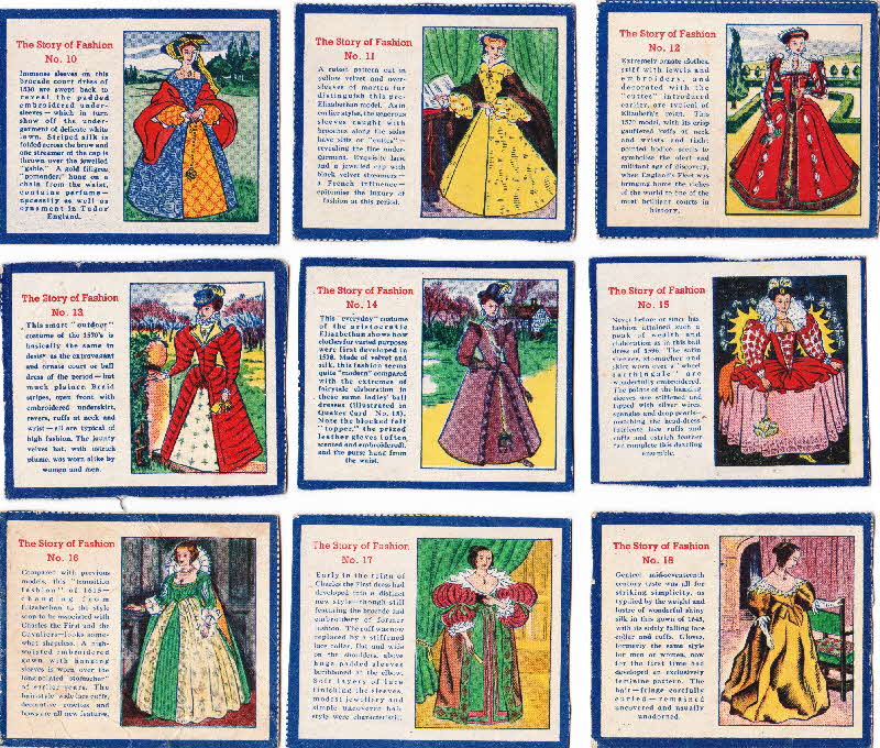 1952 Puffed Wheat The Story of Fashion Cards 2