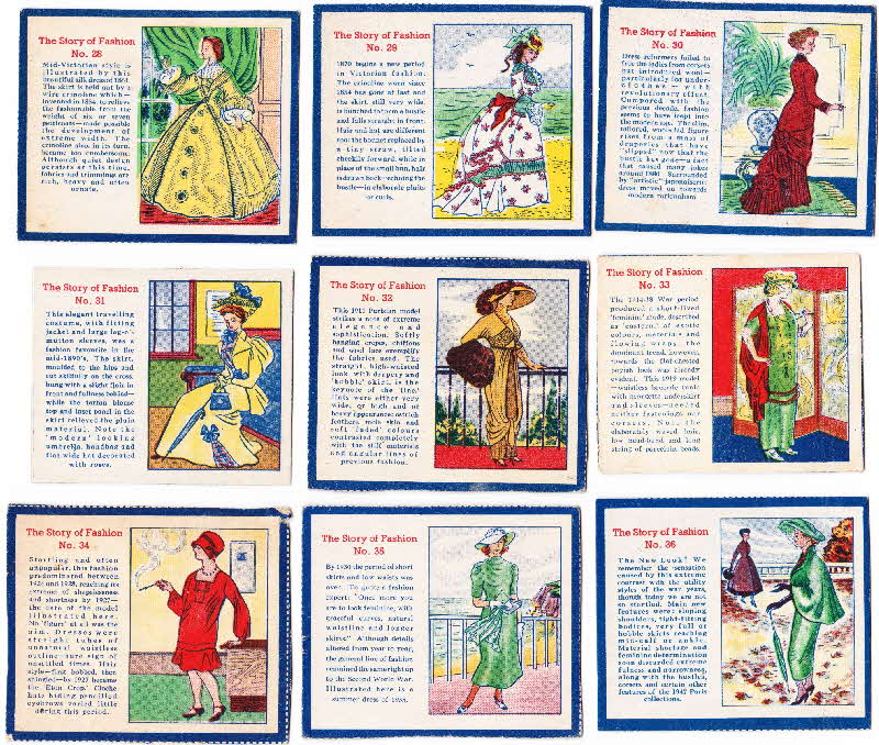 1952 Puffed Wheat The Story of Fashion Cards 4