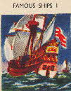 1956 Puffed Wheat Quiz Cards Famous Ships