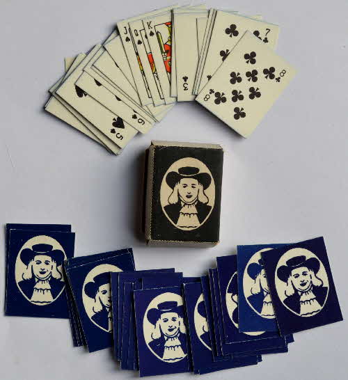 1961 Quaker Puffed Wheat miniature games cards