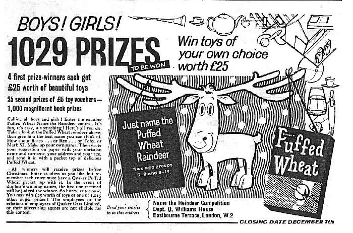 1960 Puffed Wheat Competition1