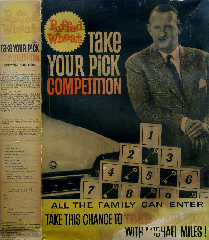 1962 Quaker Puffed Wheat Take your Pick Competition (betr)