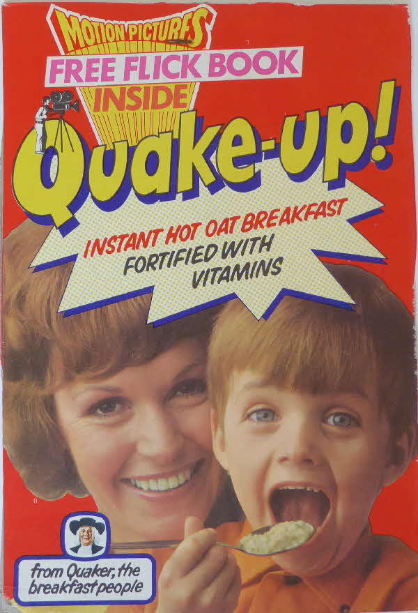 1970s Quake Up Motion Picture Flick Book