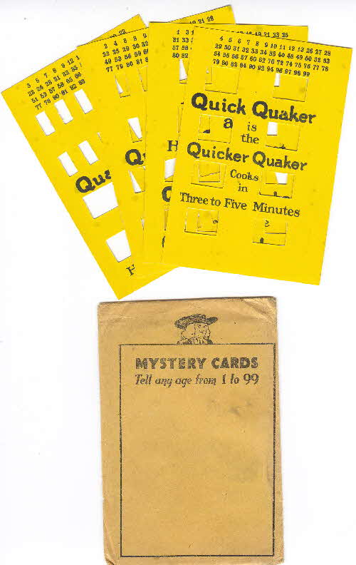 1930s Quaker Magic cards 1