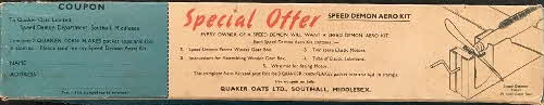 1936 Speed Demon Commercial box