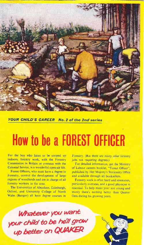 1960s Quaker Oats Your Child’s Career 2nd Series (3)
