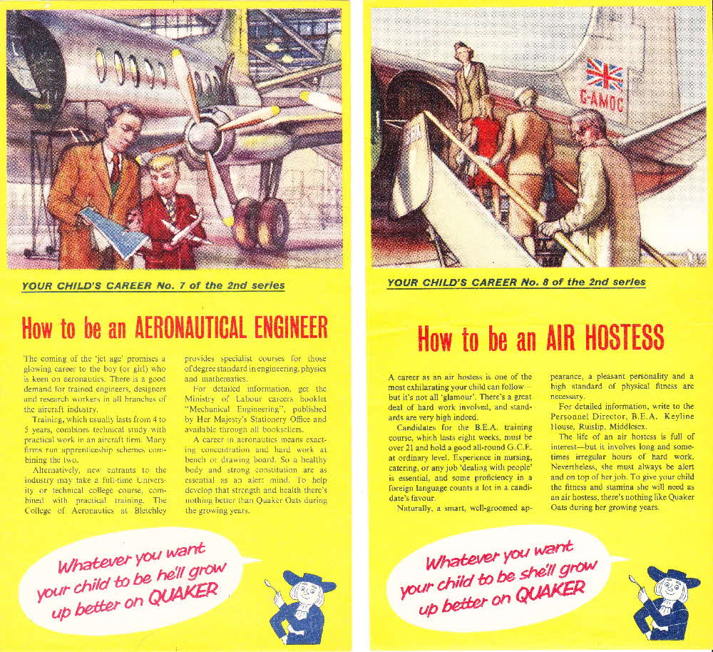 1960s Quaker Oats Your Child’s Career 2nd Series (6)