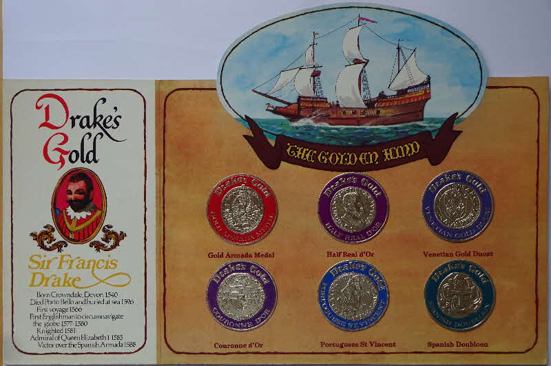 1971 Quaker Oats Drakes Gold Medallions (3)