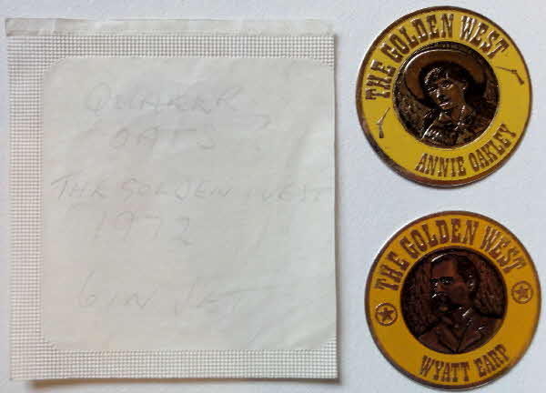 1972 Quaker Oats the Golden West discs