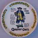 Quaker Oats Lord Nelson Pottery circular dish