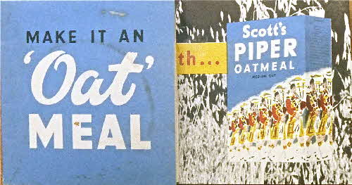 1950s Scott's Oatmeal Leaflet