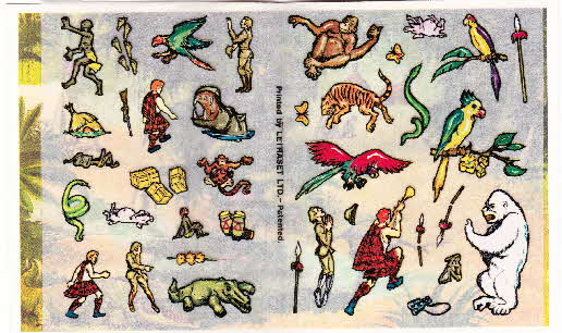 1970s Scotts Oats Letraset transfers In the Jungle (4)
