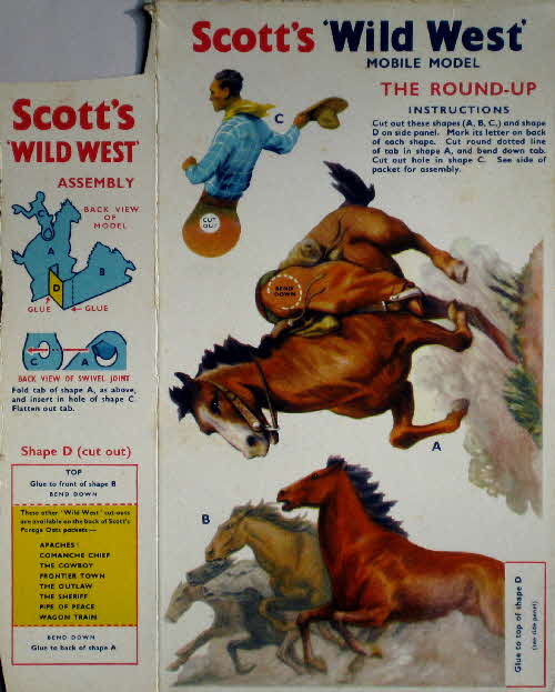 1950s Scotts Porage Wild West The Round Up