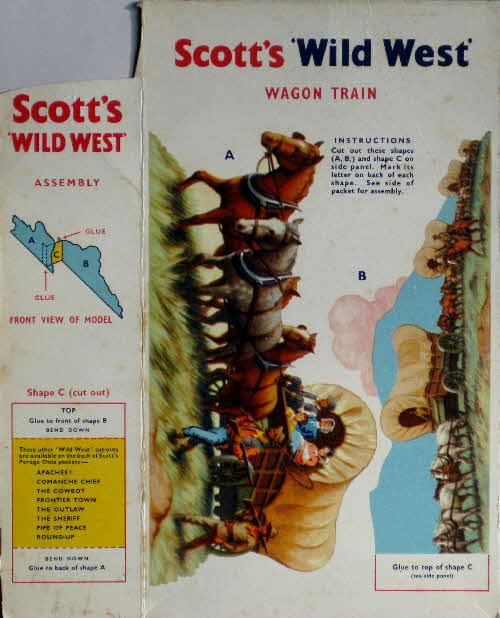 1950s Scotts Porage Wild West Wagon Train