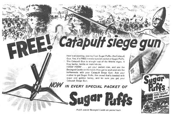 1960 Sugar Puffs Catapult Seige Gun