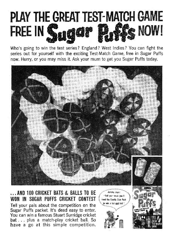 1963 Sugar Puffs Cricket Contest